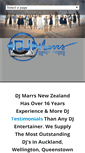 Mobile Screenshot of djmarrs.co.nz